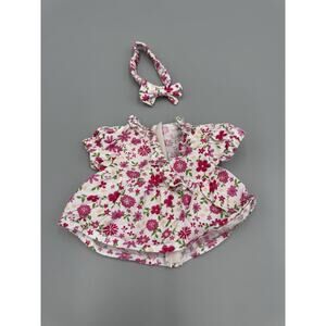 Sophia's Doll Clothes 2019 Floral Dress Top & Headband